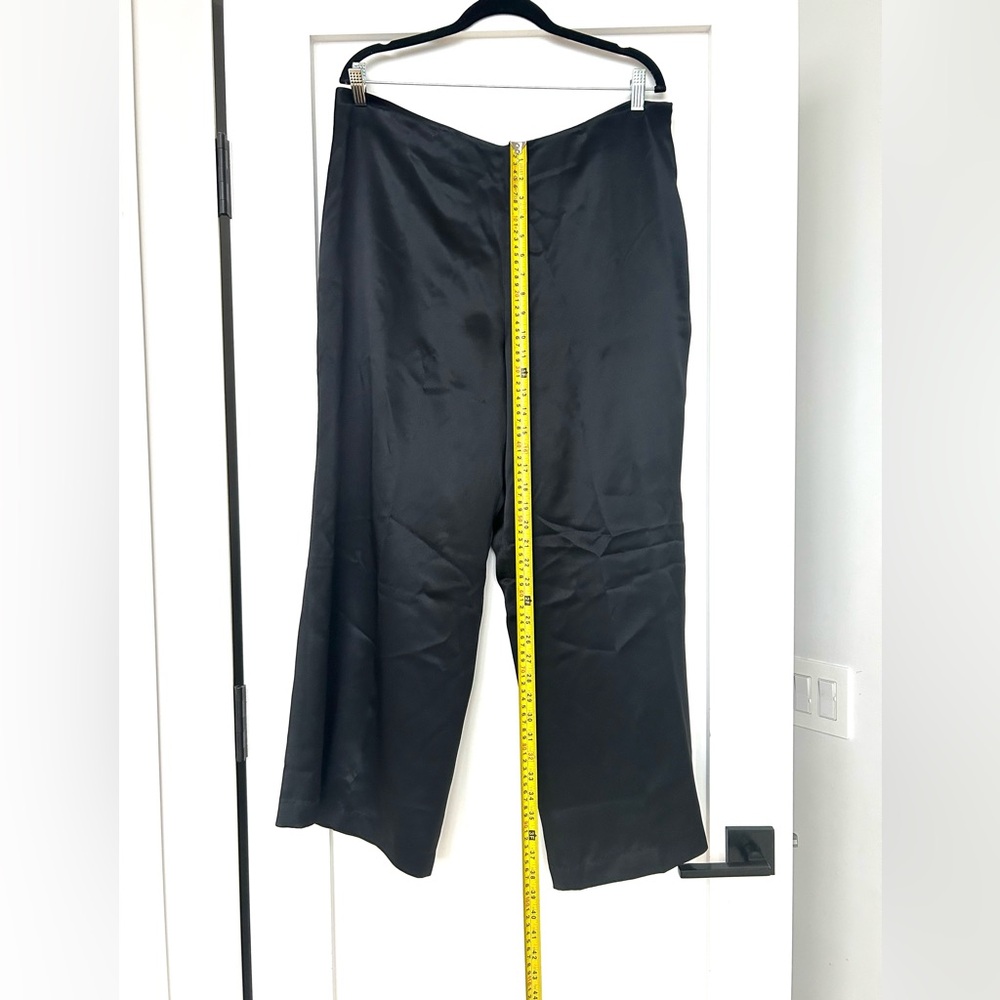 Ralph Lauren Black Women’s silk Wide-Leg Dress Pants - Picture 2 of 4